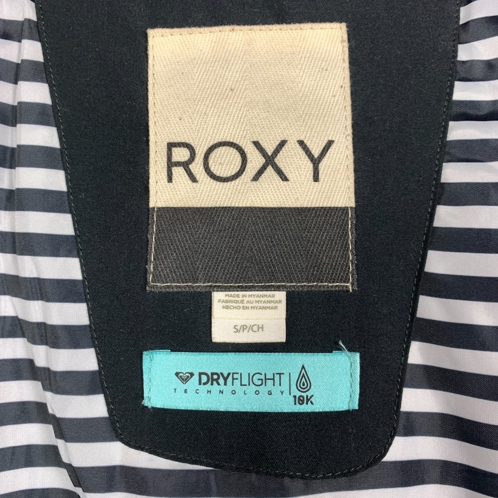 Roxy Jetty Block Jacket Women's Small True‎ Black Tropical Day Snowboard DryRide - Picture 3 of 11